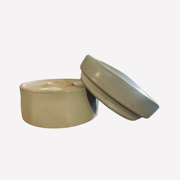 Studio McGee Threshold Ceramic Round Canister Collab  7"x 7" Stoneware NEW - Picture 8 of 8